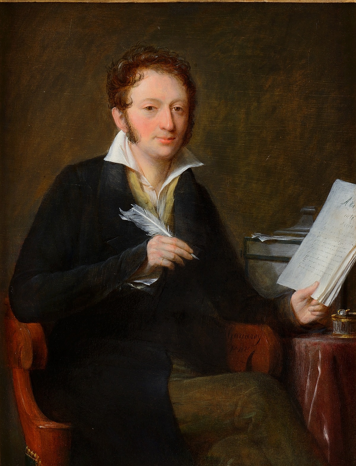 PORTRAIT D’HYPPOLYTE BIS (1789-1855) Jean-François Garneray